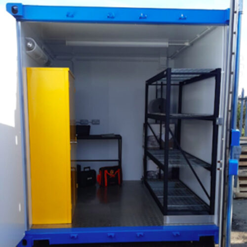 lubricant storage and handling unit